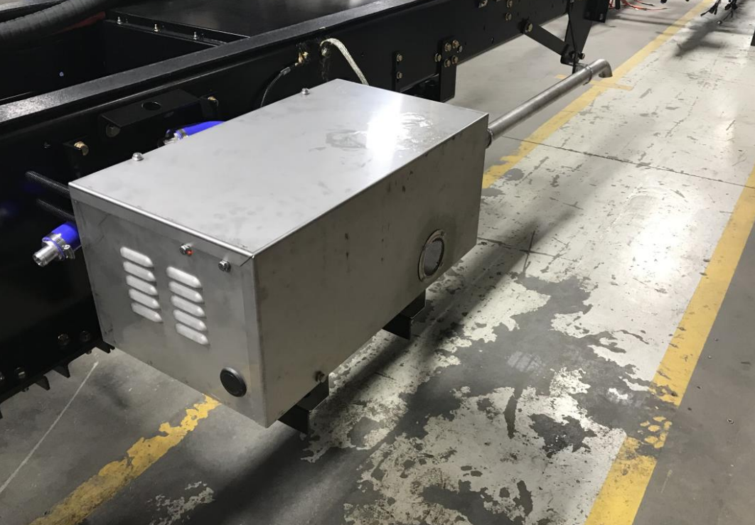 Spheros heating unit with stainless steel box