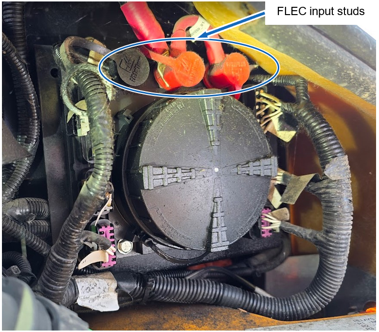 Figure 12 – FLEC studs protective caps