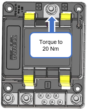Figure 20 – Last stud to torque