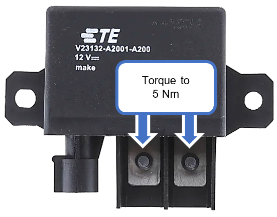 Figure 27 – Studs to torque.