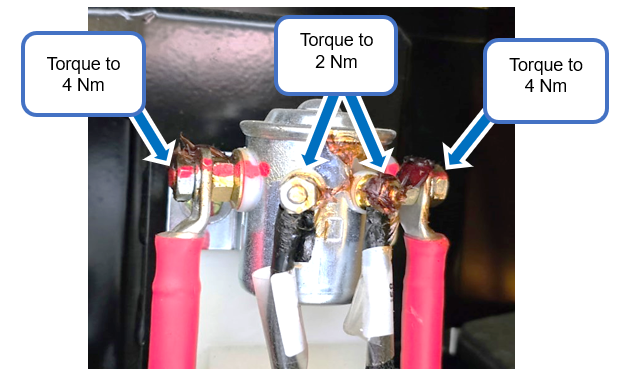 Figure 9– Solenoid fasteners torque