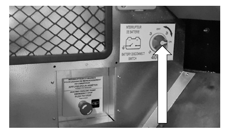 Figure 2 - Interior Battery Disconnect Switch Location