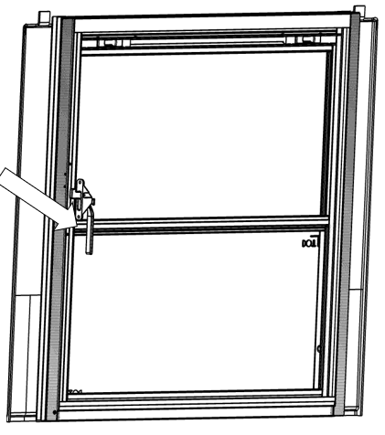 Figure 4 - Emergency Push-Out Window