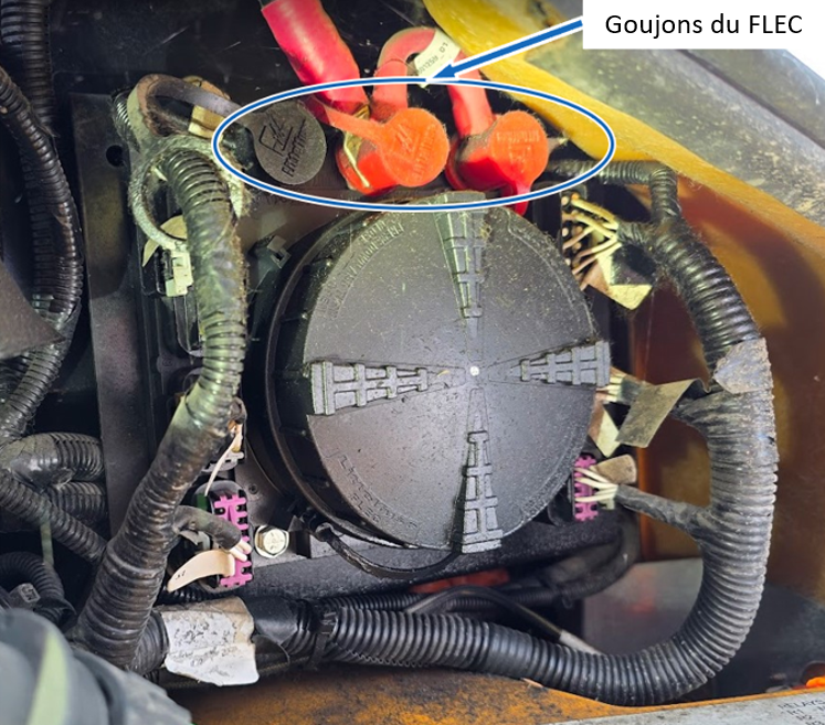 – Capuchons de protection des bornes du FLEC.