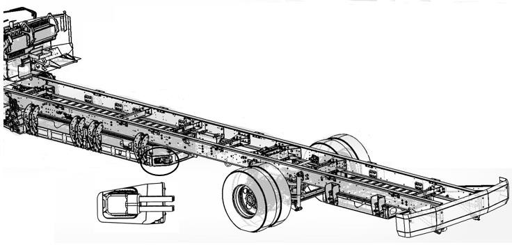 Figure 4 - Emplacement des connecteurs électriques