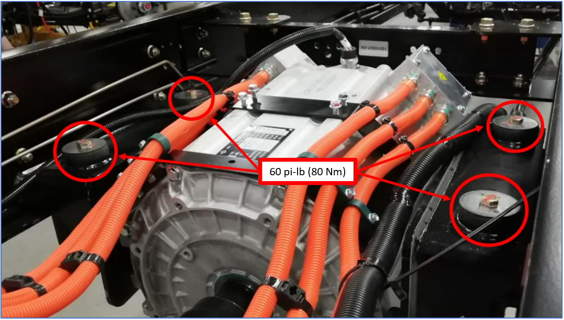 – Supports de moteur (LionC Gen3 avec batterie BMW)
