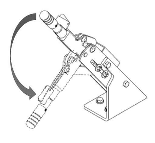 Figure 1 – Levier de frein de stationnement