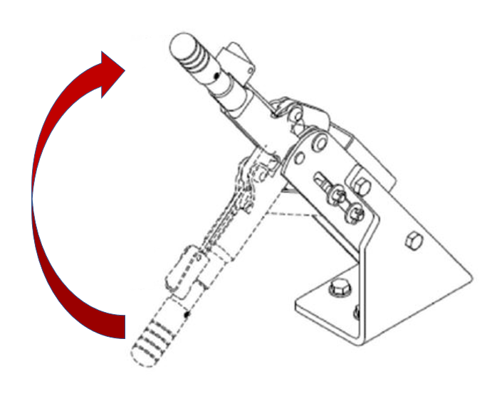 Figure 3 – Levier de frein de stationnement.